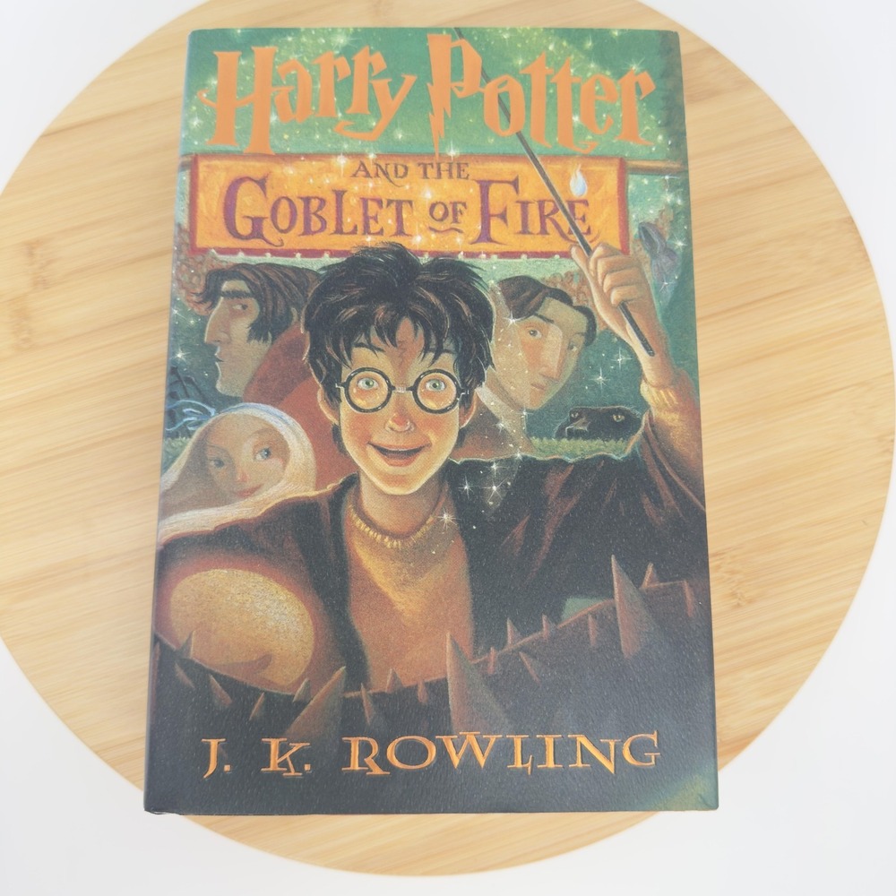 Vintage Harry Potter Goblet Of Fire J.K. Rowling 1st Ed Green HC DJ 2000